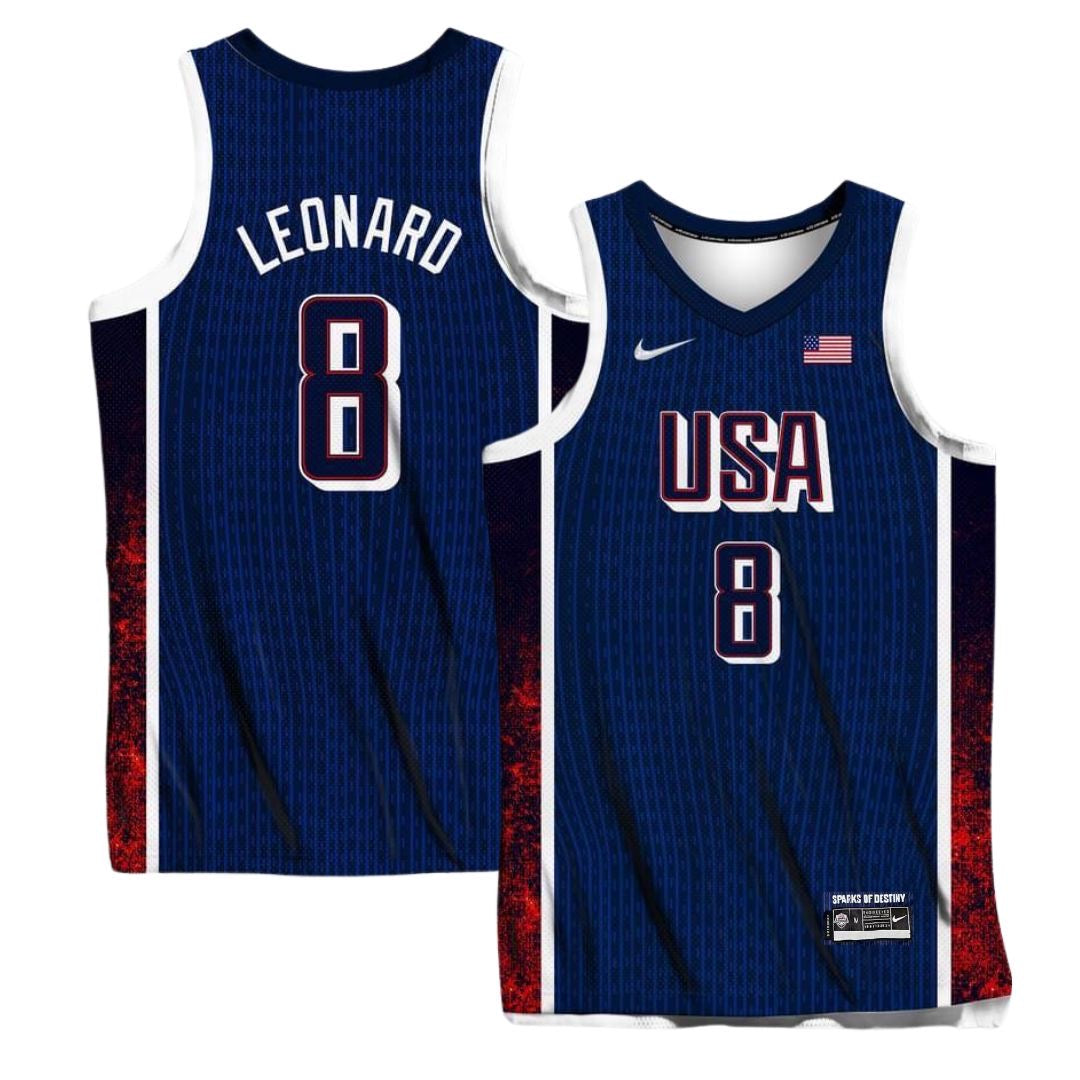 Kawhi Leonard 2024 Team USA Jersey