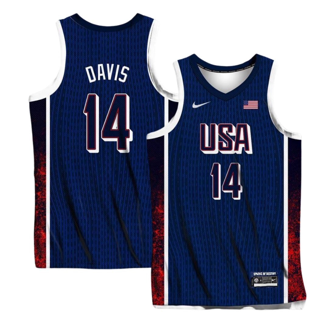 Anthony Davis 2024 Team USA Jersey