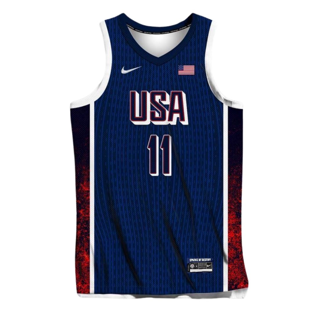 Joel Embiid 2024 Team USA Jersey