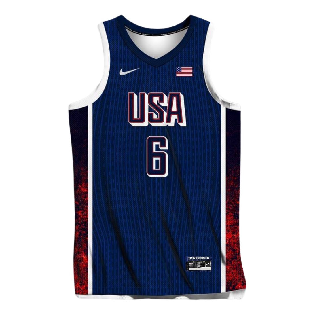 LeBron James 2024 Team USA Jersey